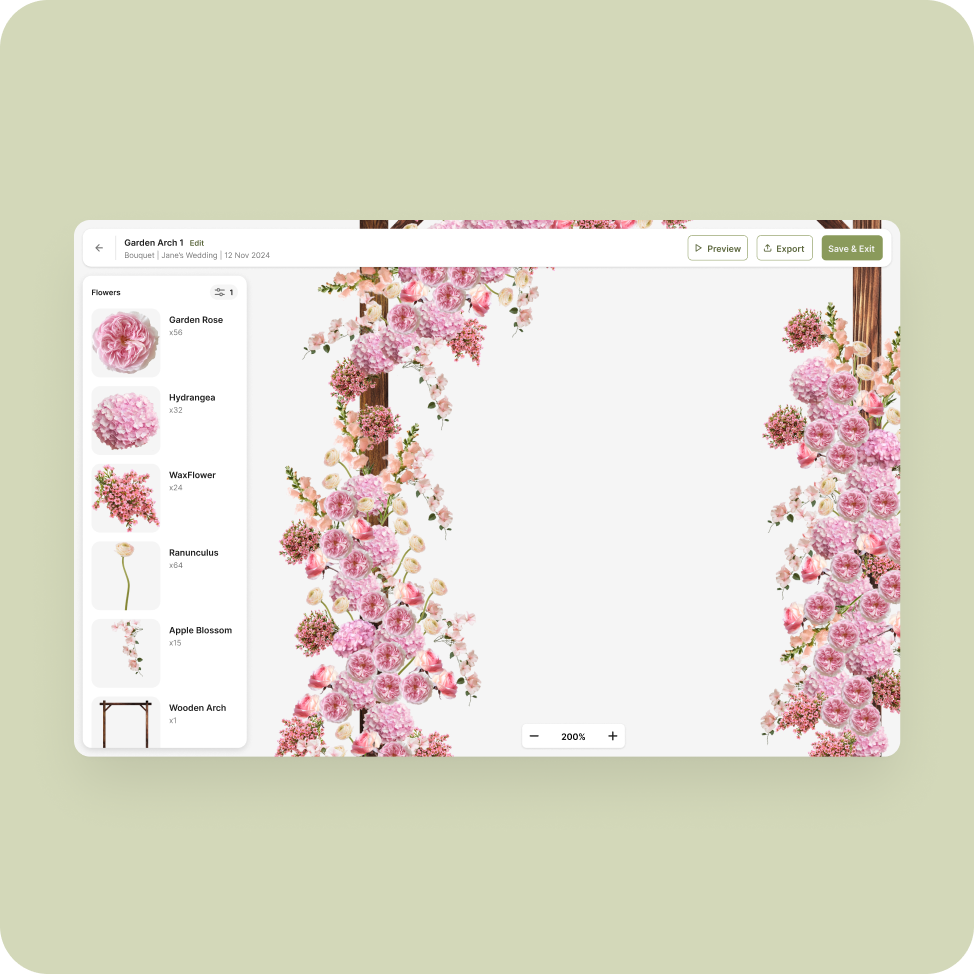 BloomVision flower installation concepts