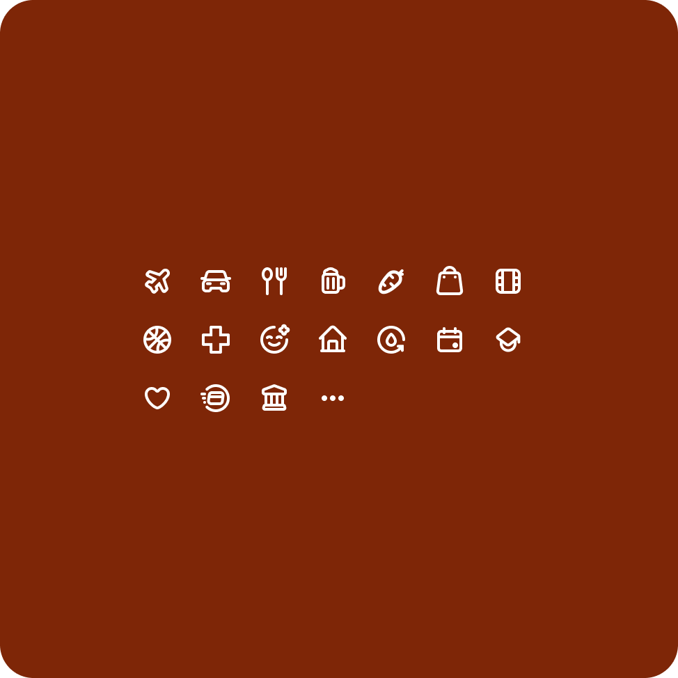 Cashi icon system