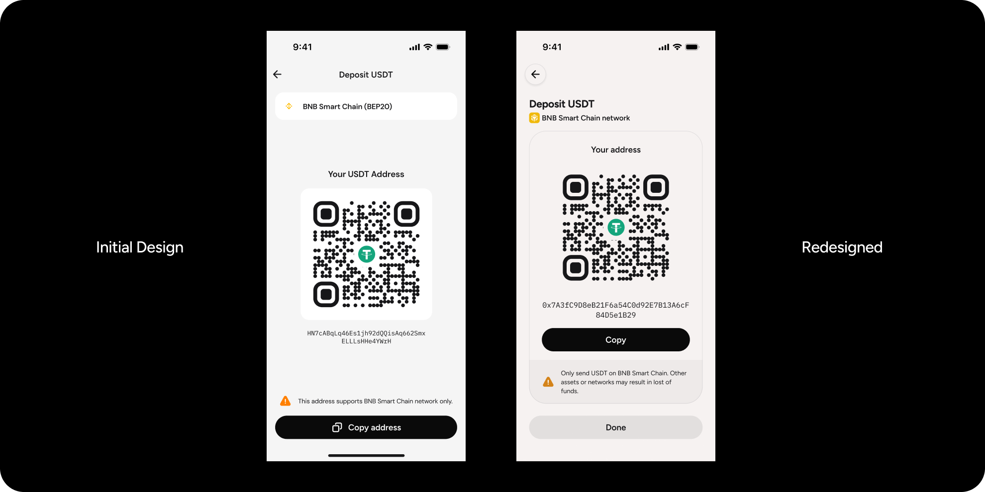 Cashi deposit crypto flow