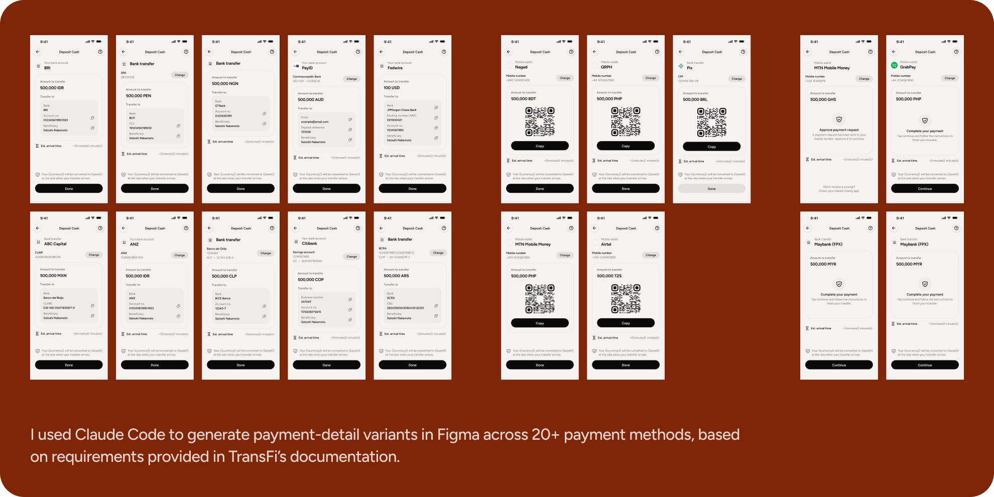 Cashi payment-detail variants